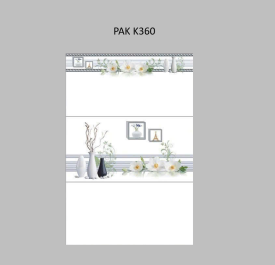 Gạch men Ceramic 30cmx60cm trắng trơn PAK TTN K360