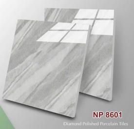 Gạch đá Porcelain 80cmx80cm vân đá xám trắng PN NP 8601