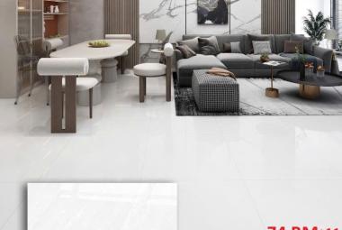 Gạch đá 60cmx60cm xám vân trắng nhẹ VNVDN0600600029