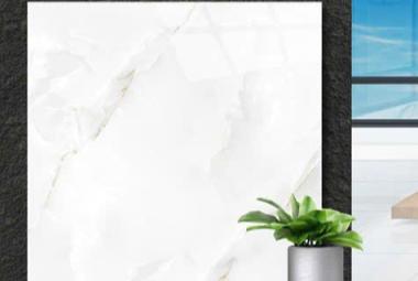 Gạch đá Porcelain 80cmx80cm trắng vân xám vàng PN TP 8005