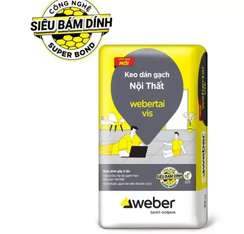 Keo dán gạch WEBER TaiVis - TaiFix - TaiGres - TaiFlex
